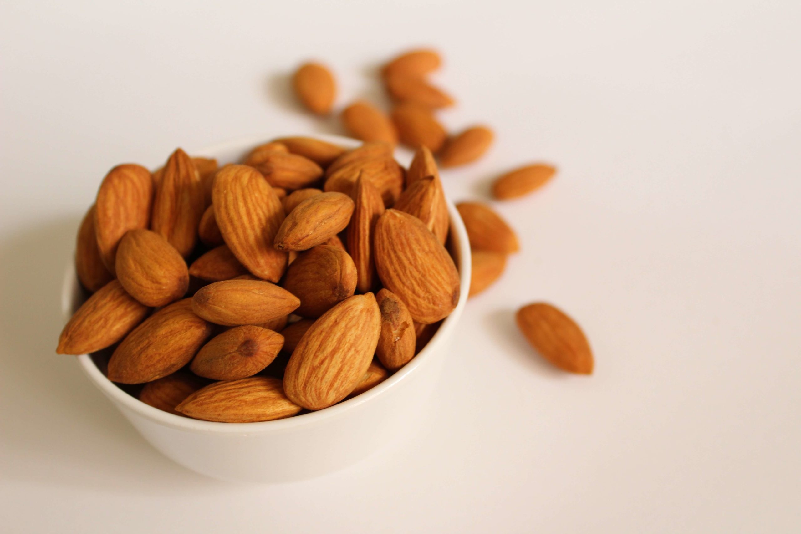 Almonds in a bowl